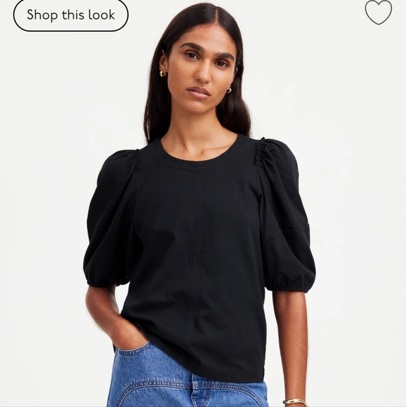 Madewell Tops - Madewell Puff-Sleeve Tee Sz M NT331 NWT